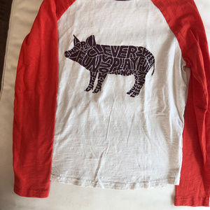 Boden Fun Piggy Tshirt (Raglan)